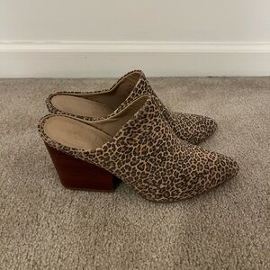 ABLE Leopard Print Women's Mules